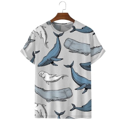 Men's Whale Everywhere Short Sleeve T-Shirt